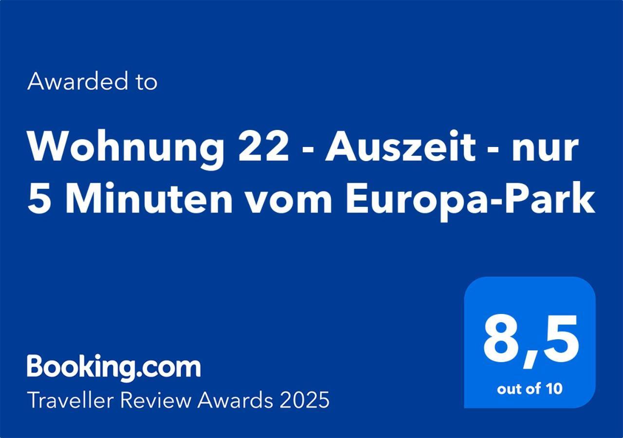 Wohnung 22 - Auszeit - Nur 5 Minuten Vom Europa-Park Kappel-Grafenhausen Ngoại thất bức ảnh
